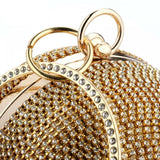 Clutch Bags: Luxury Rhinestone Sphere Clutch Bags