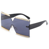 Oversized Bejeweled  Sunglasses