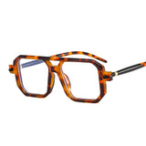 Fashion Glasses: Retro Square Transparent Fashion Glasses