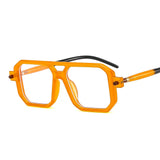 Fashion Glasses: Retro Square Transparent Fashion Glasses