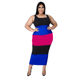 Colorful Striped Bodycon Dresses