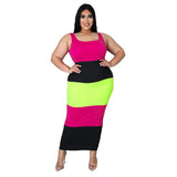 Colorful Striped Bodycon Dresses