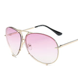 Oversized Vintage Aviator Sunglasses