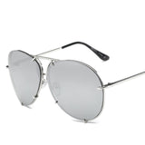 Oversized Vintage Aviator Sunglasses