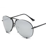 Oversized Vintage Aviator Sunglasses